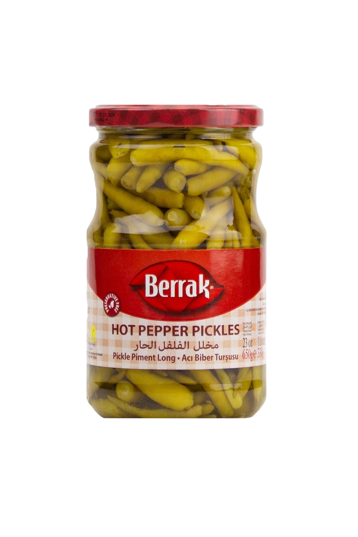 Berrak Hot Pepper Pickles 650g