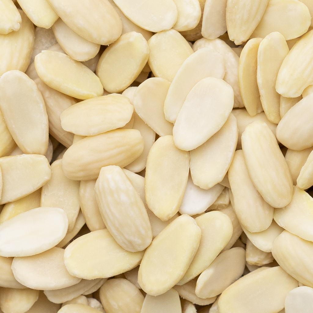 Blanched split almond