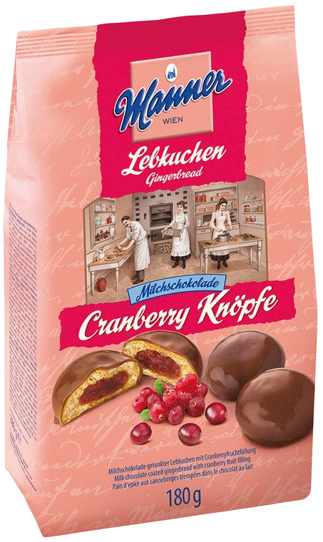 Manner Cranberry Gingerbread Cookies 180g