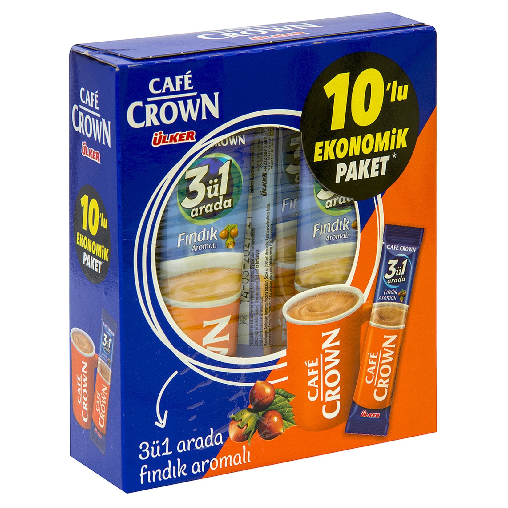 Ulker Cafe Crown Hazelnut Coffee 3In 1 180 g