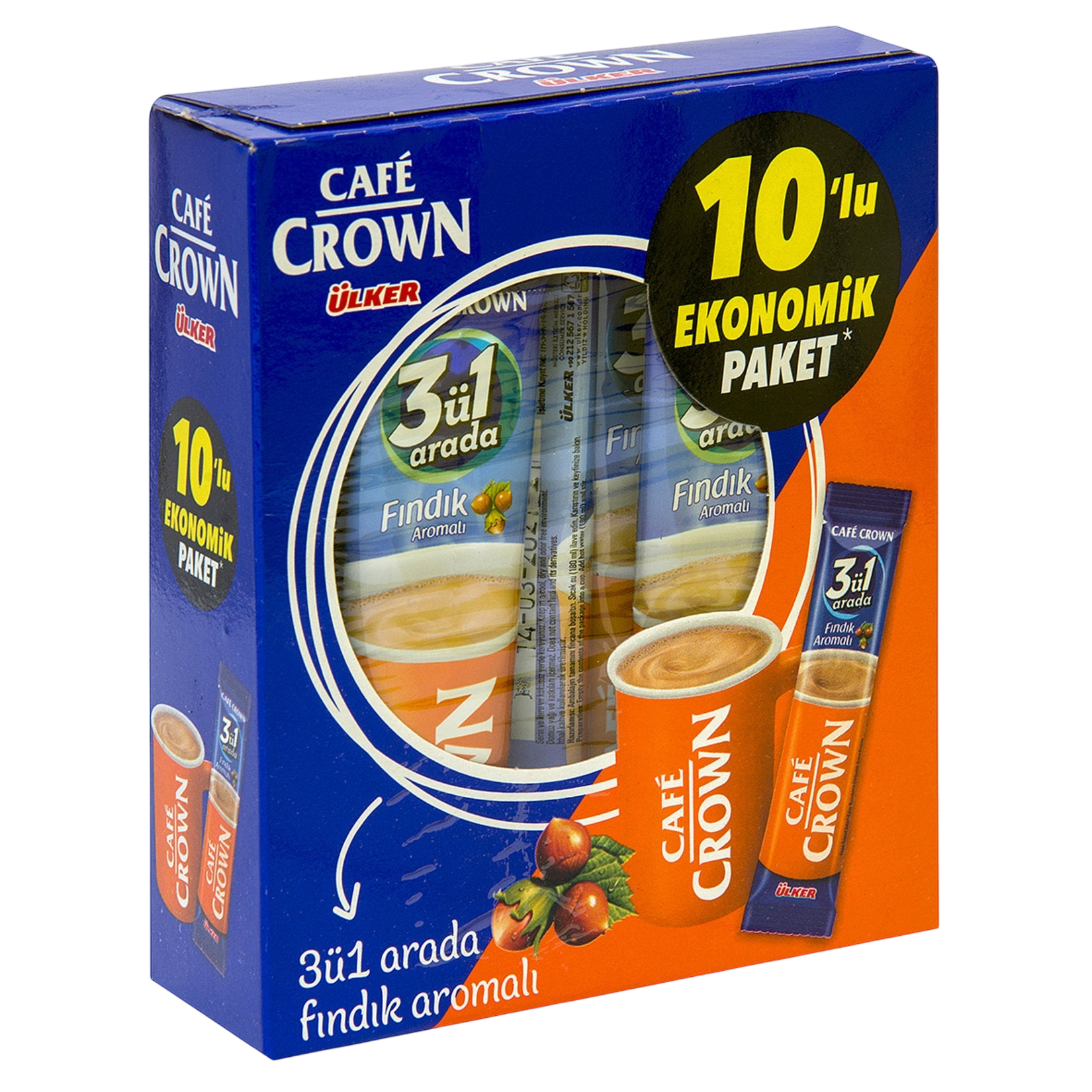 Ulker Cafe Crown Hazelnut Coffee 3In 1 180 g