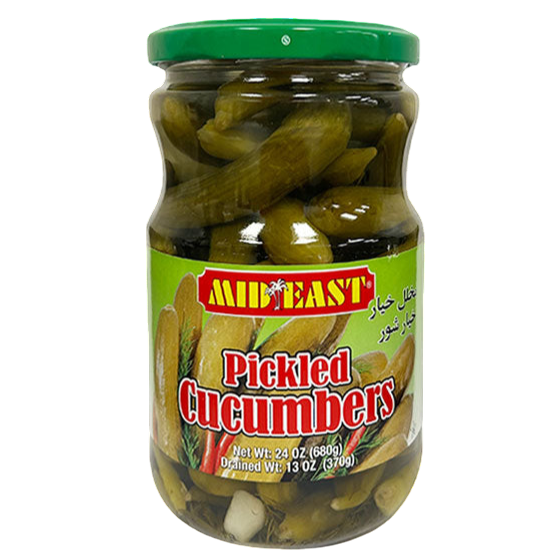 Mid East Pickled Cucumbers 24oz