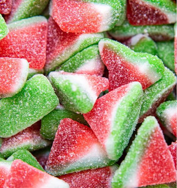 Halal Gummy Watermelon Slices 1lb