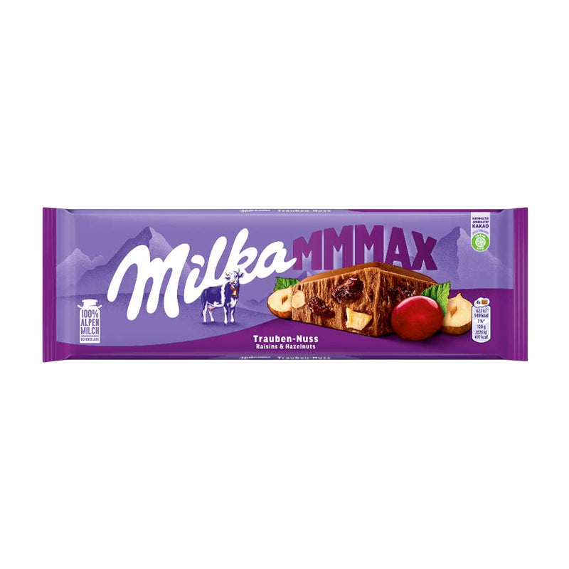 Milka Milk Chocolate With Raisin & Nuts 270g