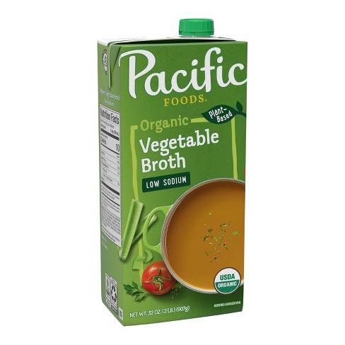 Pacific Organic Vegetable Broth Low Sodium