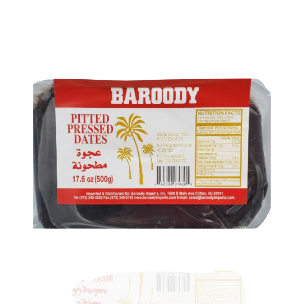 brooded pitted pressed dates 500g