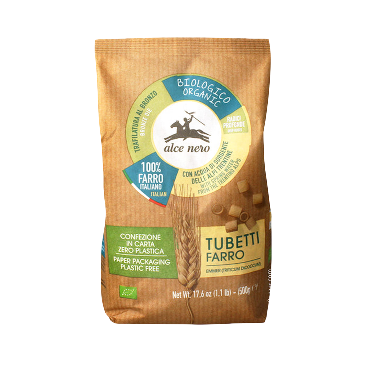 Alce Nero Tubetti Farro Pasta 500 g