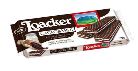 Loacker Cocoa & Milk Wafers 175 g