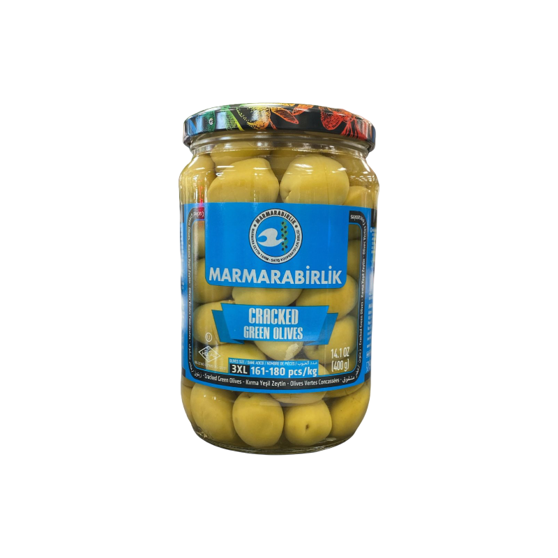 Marmarabirlik Cracked Green Olives  400g