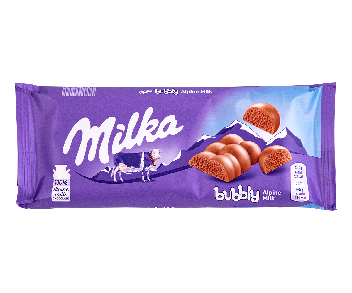 Milka Bubbly Milk Chocolate