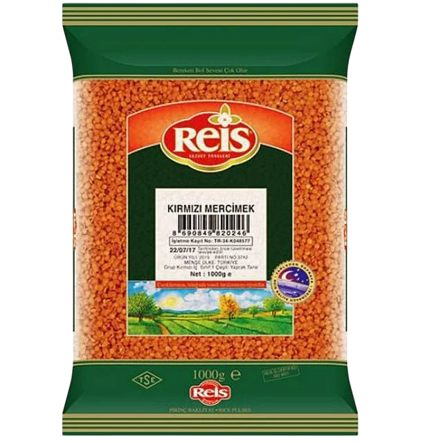 Reis Red Split Lentils 6.25 kg