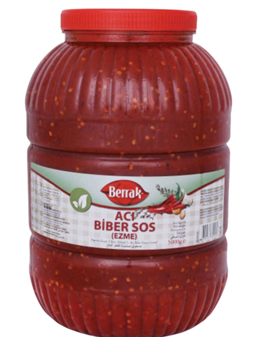 Berrak Pepper Sauce Hot 5 kg