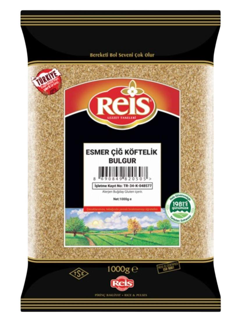 Reis Esmer Cig Koftelik Bulgur 1 kg