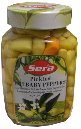 Sera Hot Pickled Baby Peppers