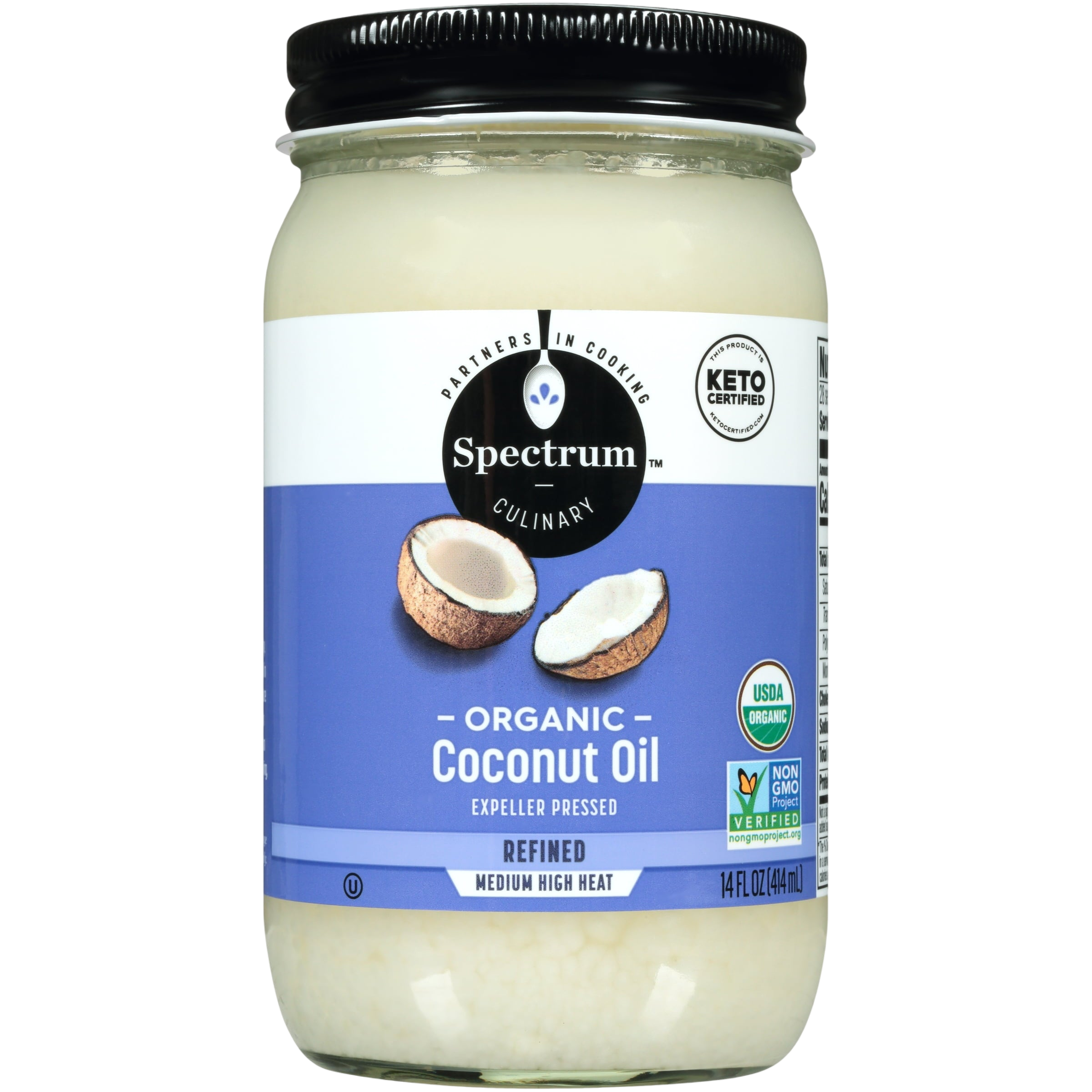 Spectrum Organic Coconut Oil 14 oz