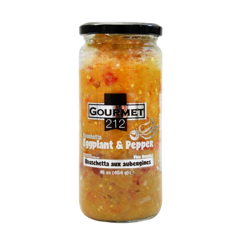 Gourmet 212  Eggplant & Pepper Bruschetta 454 g