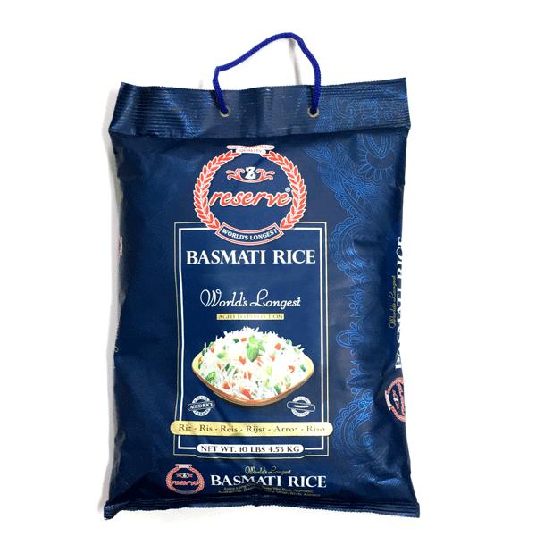 Zafarani Reserve Basmati Rice 10 lb