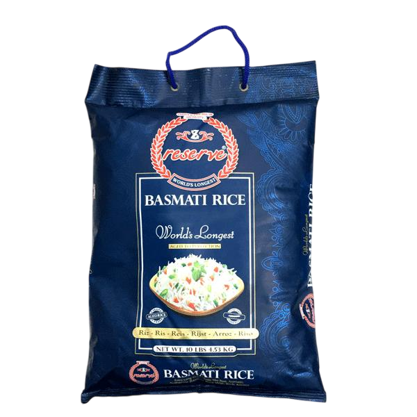 Zafarani Reserve Basmati Rice 10 lb