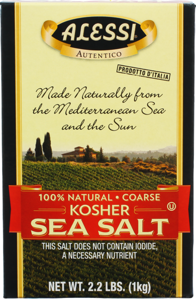 Alessi Kosher Sea Salt 1kg