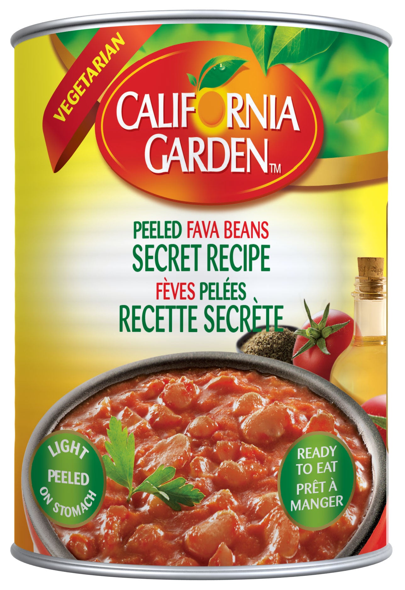 California garden fava beans