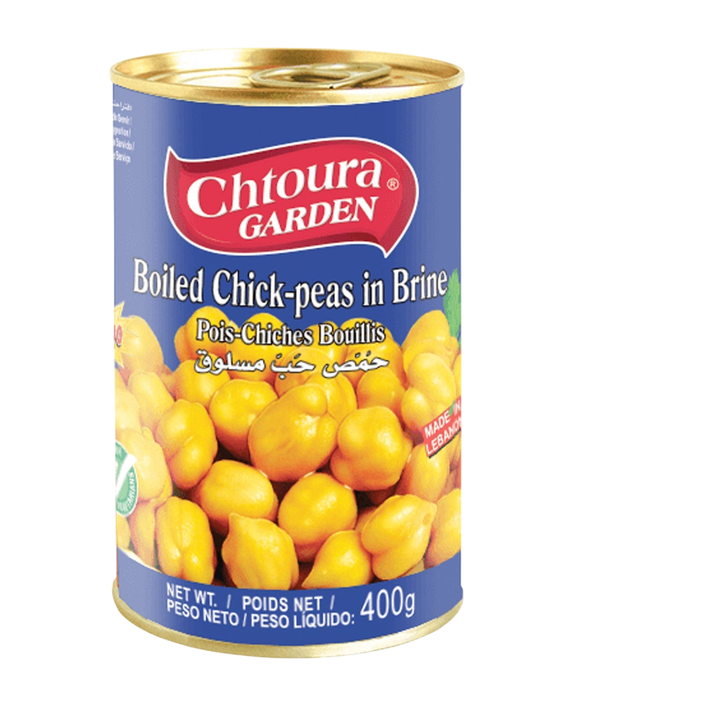 Chtoura Garden Chickpeas In Brine 400g