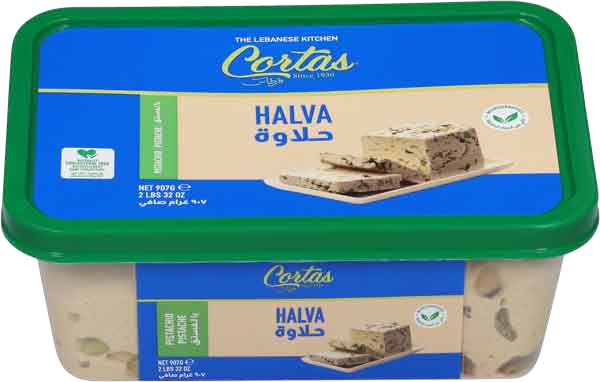 Cortas Halva W/Pistachios 2lb