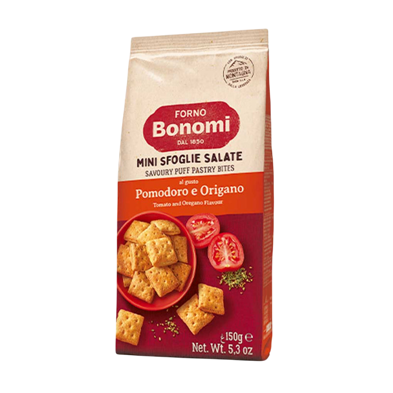 Forno Bonomi Puff Pastry Bites Tomato & Oregano 150 g