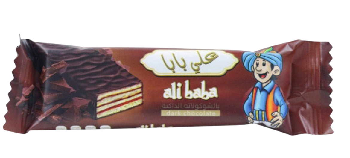 ali baba dark chocolate wafer 12g