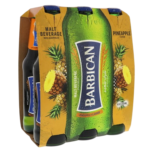 Barbican Malt Drink Pineapple 6x330ml