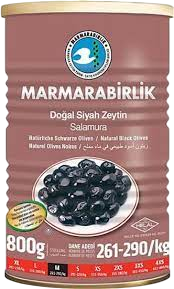 Marmarabirlik Black Olives Super 800g