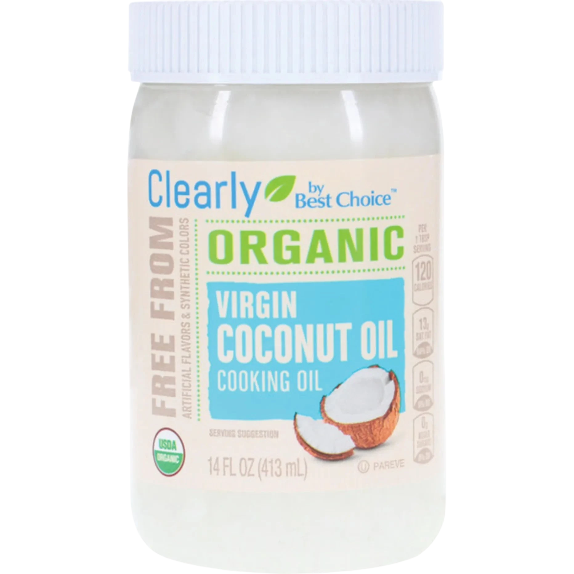 Clearly Organic Organic Coconut Oil 14 oz