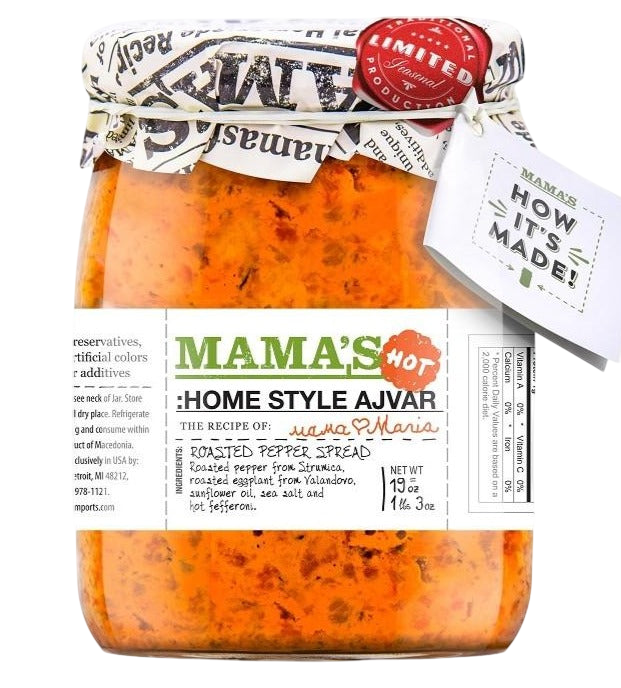 Mama'S Ajvar Hot 19 oz