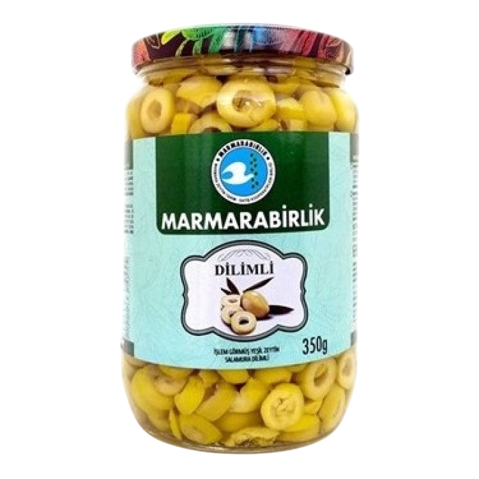 Marmarabirlik Green Olives Sliced 350 g