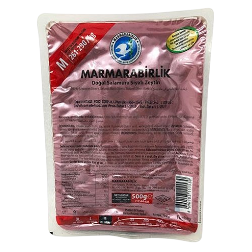 Marmarabirlik Gemlik Black Olives Super 500g