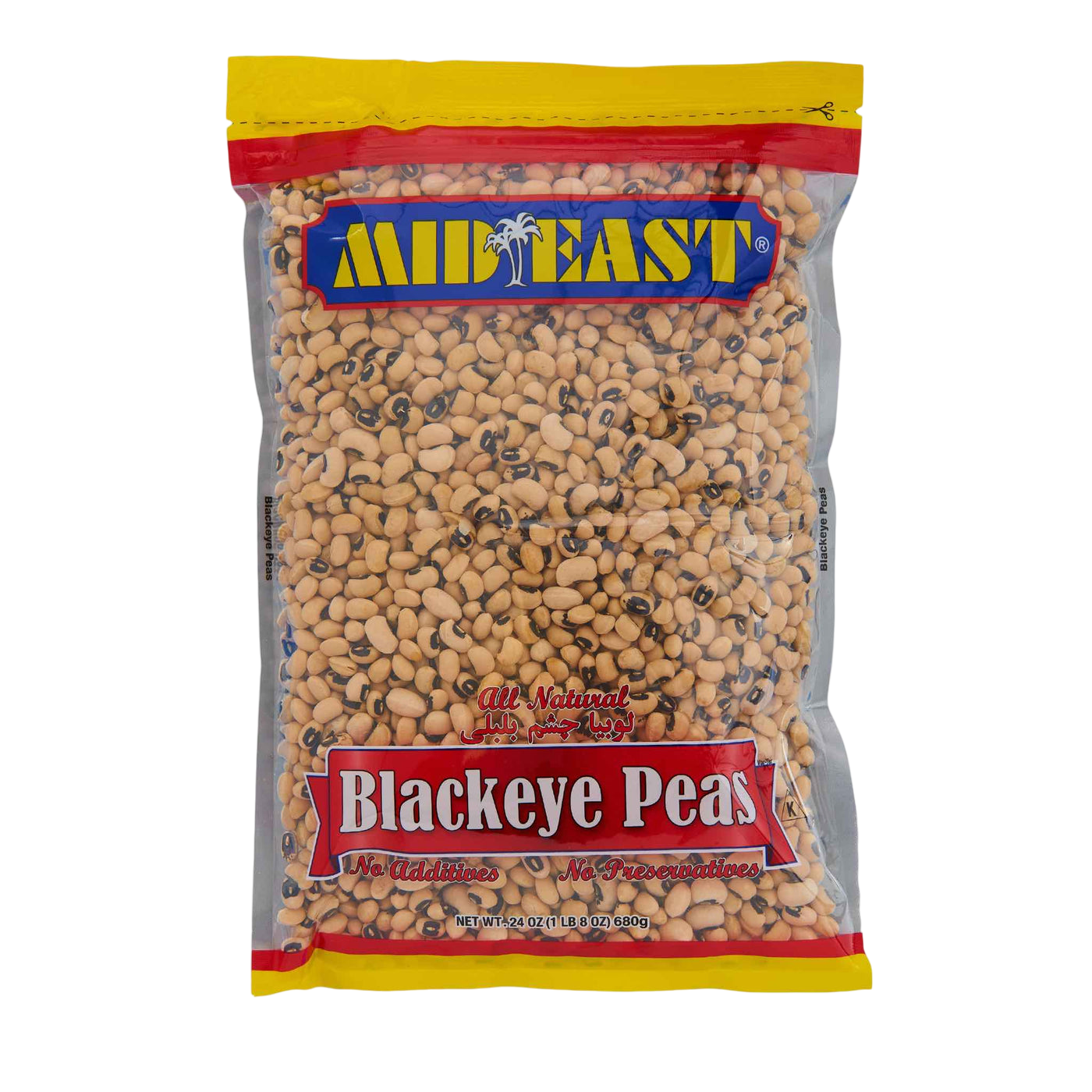 Mideast Black Eyed Peas 24 oz