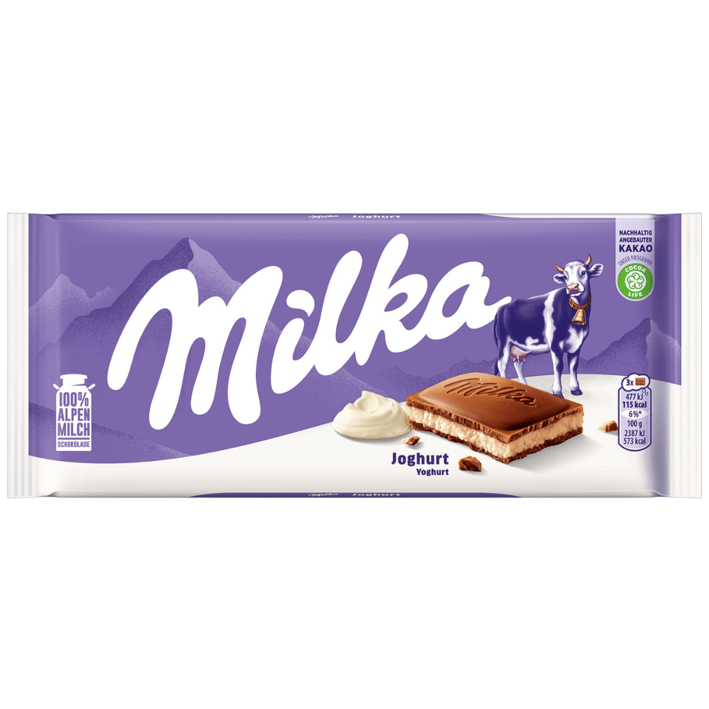 Milka Milk Chocolate With Yogurt Cream 100g