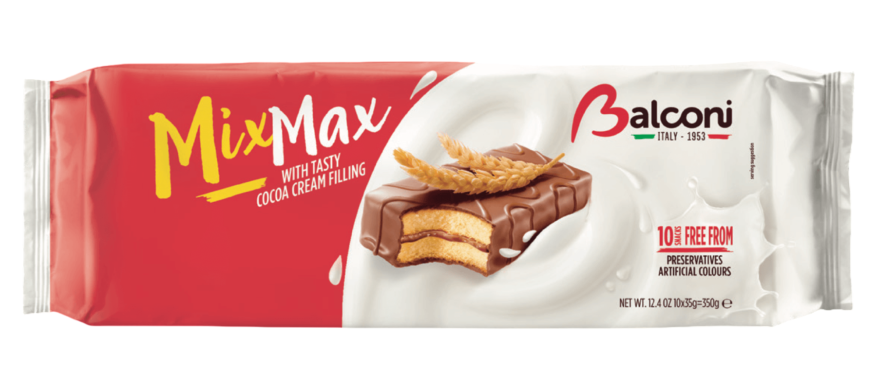 balconi mix max milk snack cakes 12oz