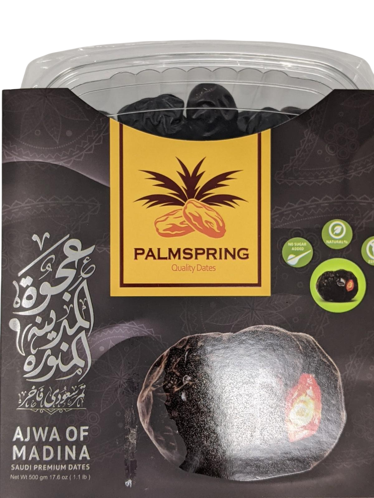 Palm Spring Ajwa Of Madina Dates 17.6 oz.