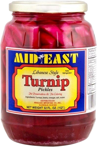 Mid East Turnip Pickles 32 oz