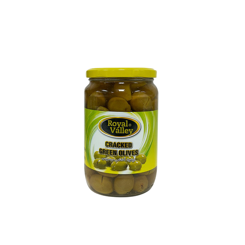 Royal Valley Cracked Green Olives 730g