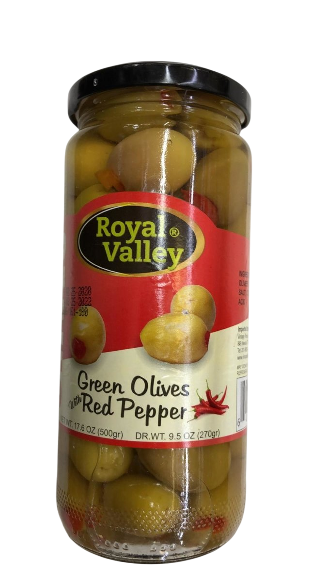 Royal Valley Pitted Green Olives 500g