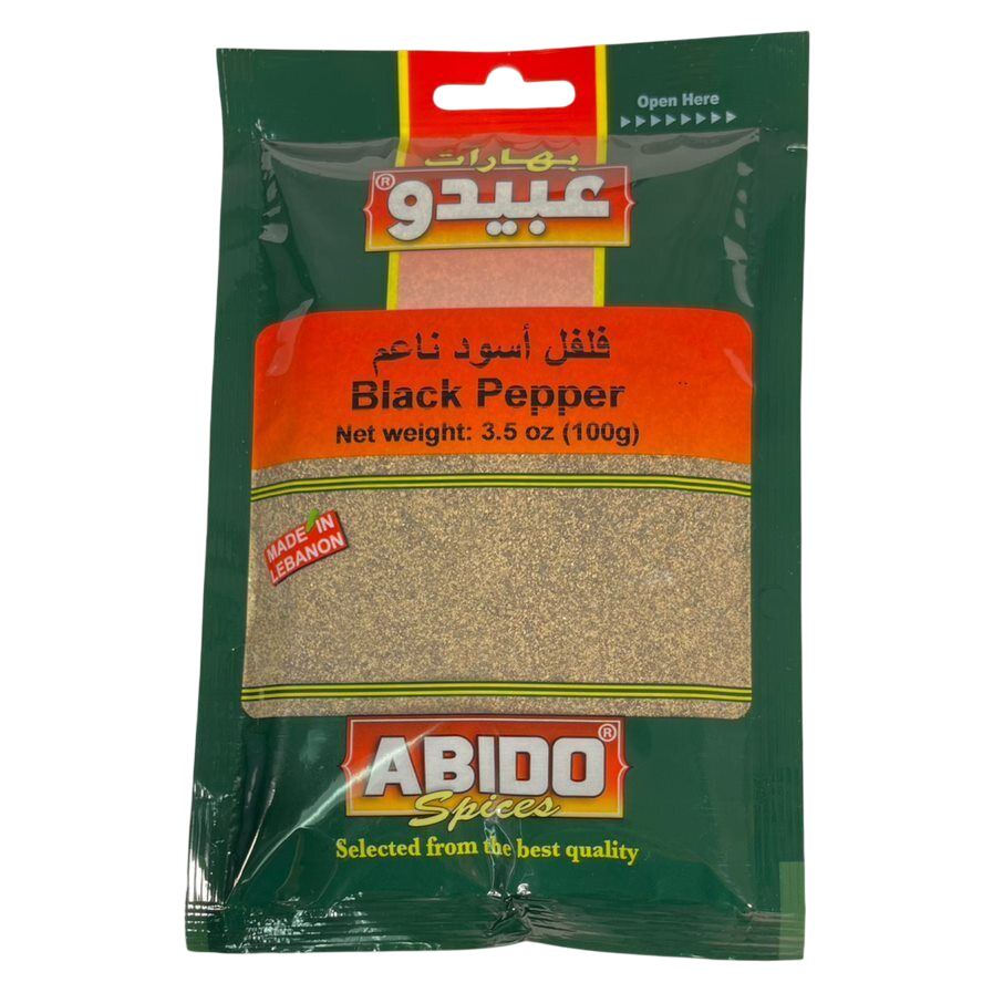 Abido Black Pepper Ground 100g