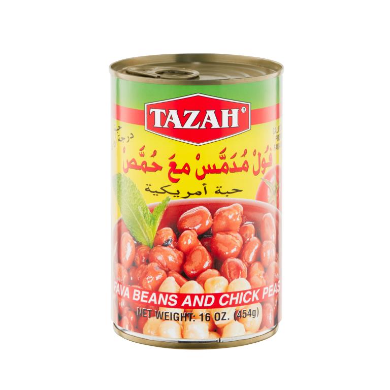 Tazah fava beans and chickpeas