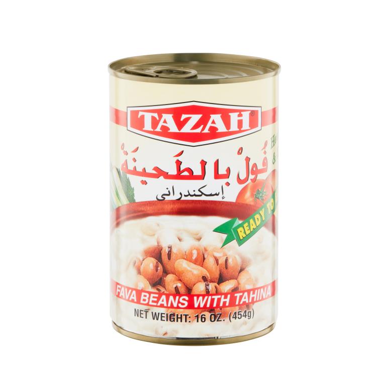 Tazah Foul Escanadrani w/Tahini 16oz