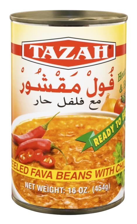 Tazah Fava With Chilli 454 g