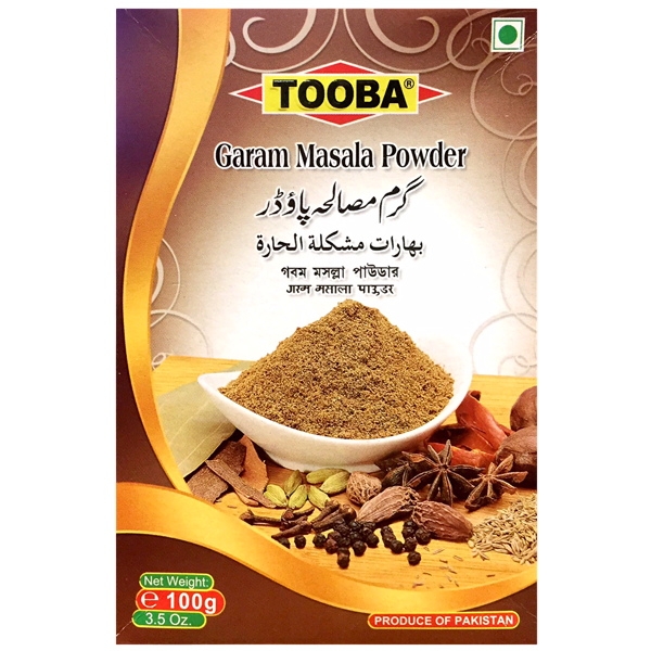 Tooba Garam Masala Powder 100g