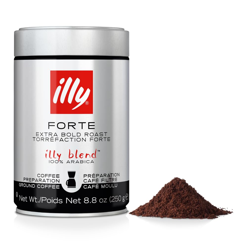 Illy Ground Coffee Dark Roast 250g