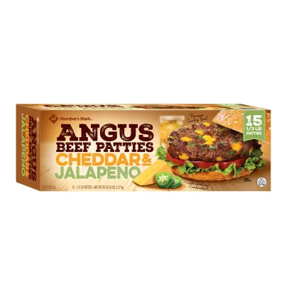 Angus Beef Jalapeno Cheddar Patties
