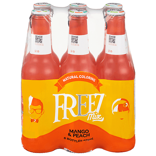 Freez Mix Mango & Peach Soda 275ml