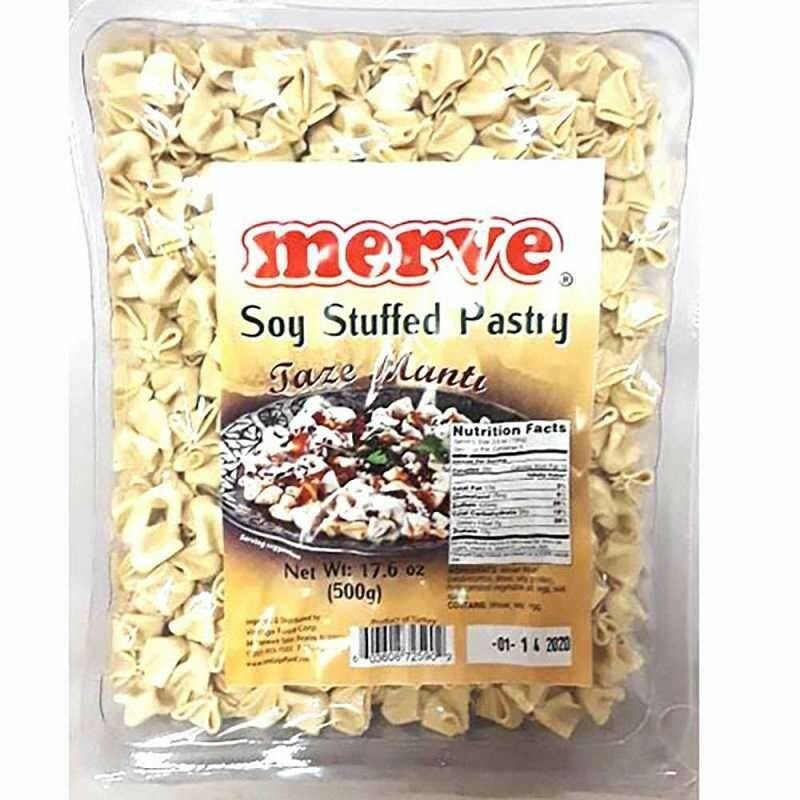 Merve Taze Manti Soy Stuffed Pastry 500g